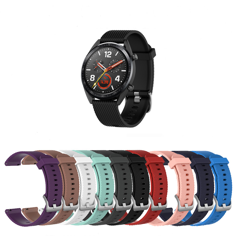 Silicone Watch Band 22Mm - 22Mm Dây Đeo Đồng Hồ Cho