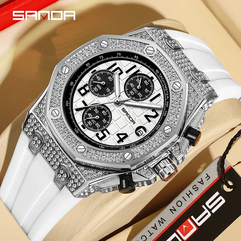 Tropic Strap Vintage - SANDA 7026 Men's Quartz Watch Fashion