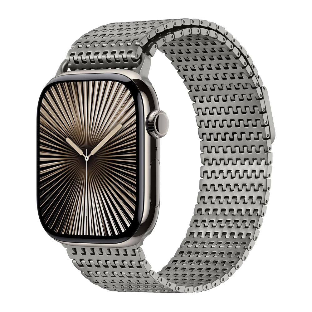 Milanese Loop Magnetic - Titanium loop strap for Apple Watch