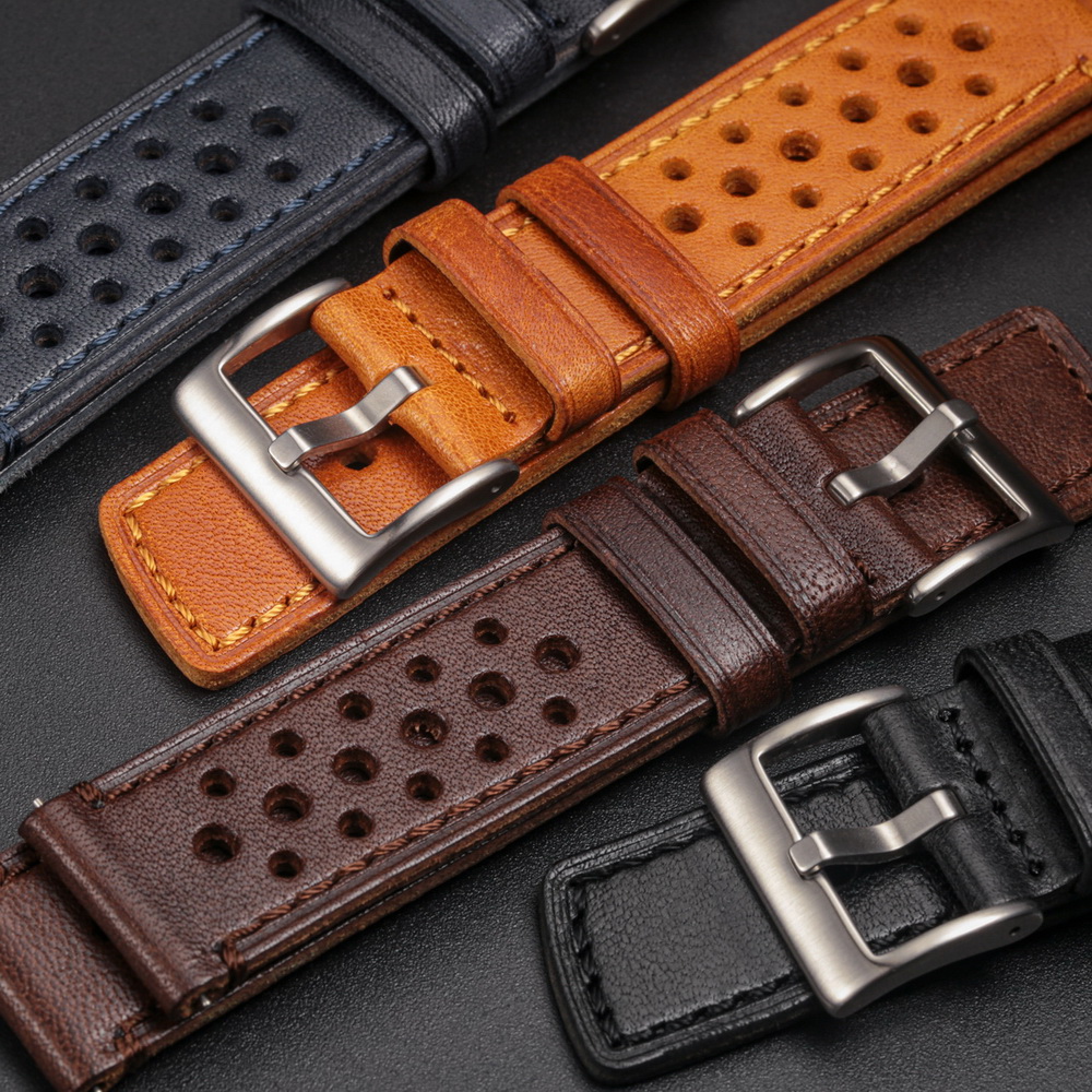 Leather Strap Quick Release - Hemsut Cowhide Watch Band Quick Release