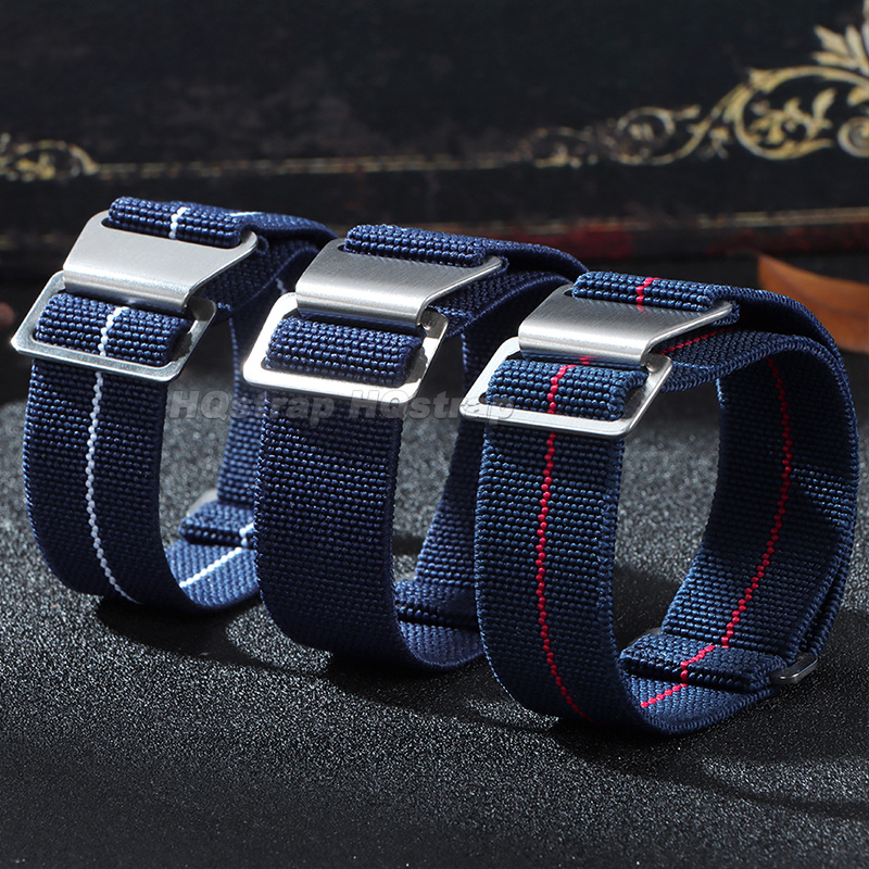 18/20/22mm Elastic Nylon Watch - đánh giá và giá Parachute Strap Elastic
