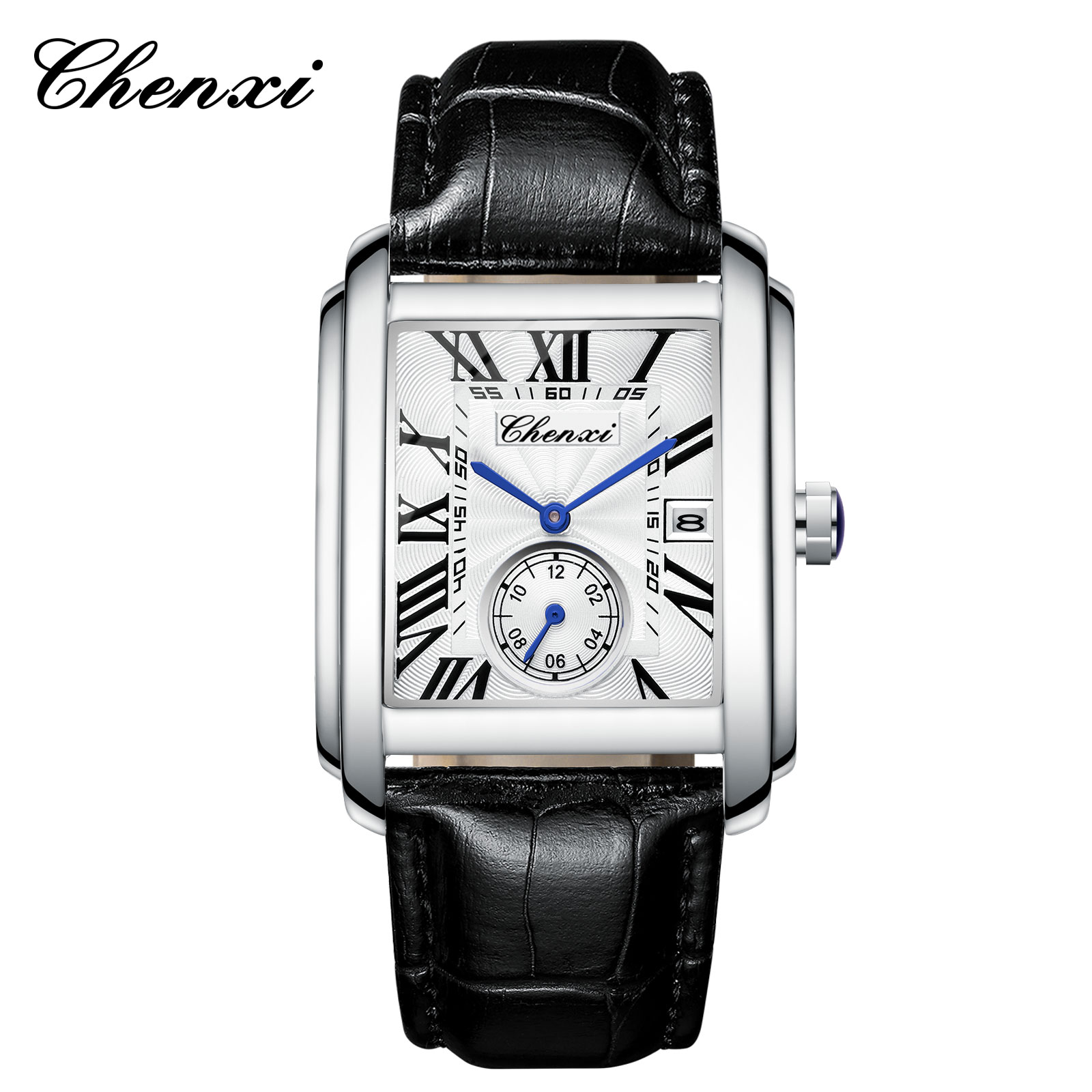 Chenxi 8216 New Fashion Boy Cl - đánh giá và giá Leather Watch Band Men