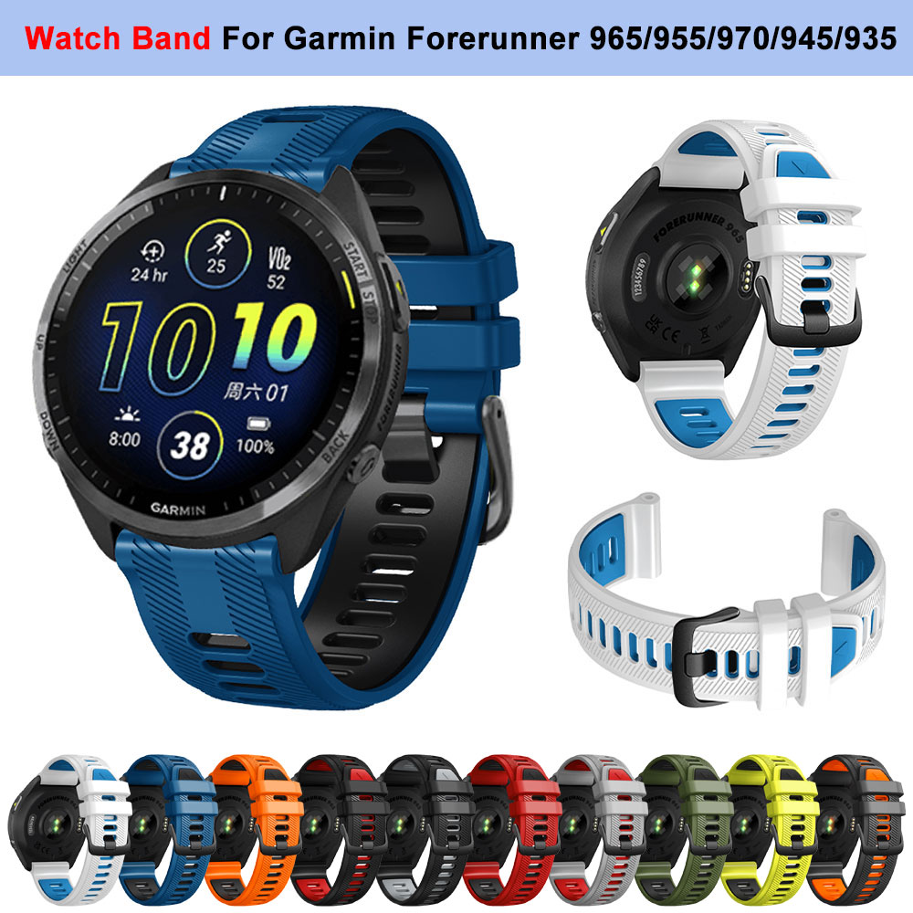 For Garmin Forerunner 965 955  - đánh giá và giá Silicone Watch Band 22Mm