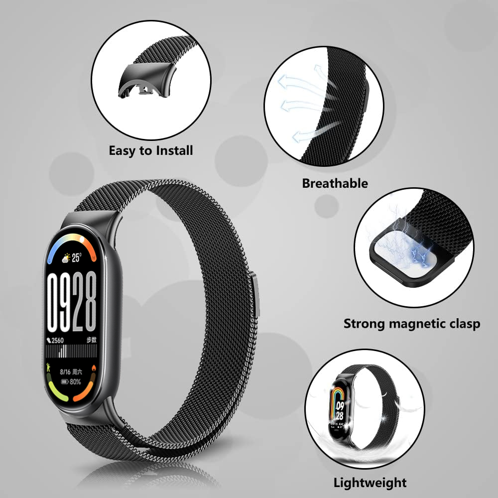 Magnetic Straps for Xiaomi mi  - đánh giá và giá Milanese Loop Magnetic