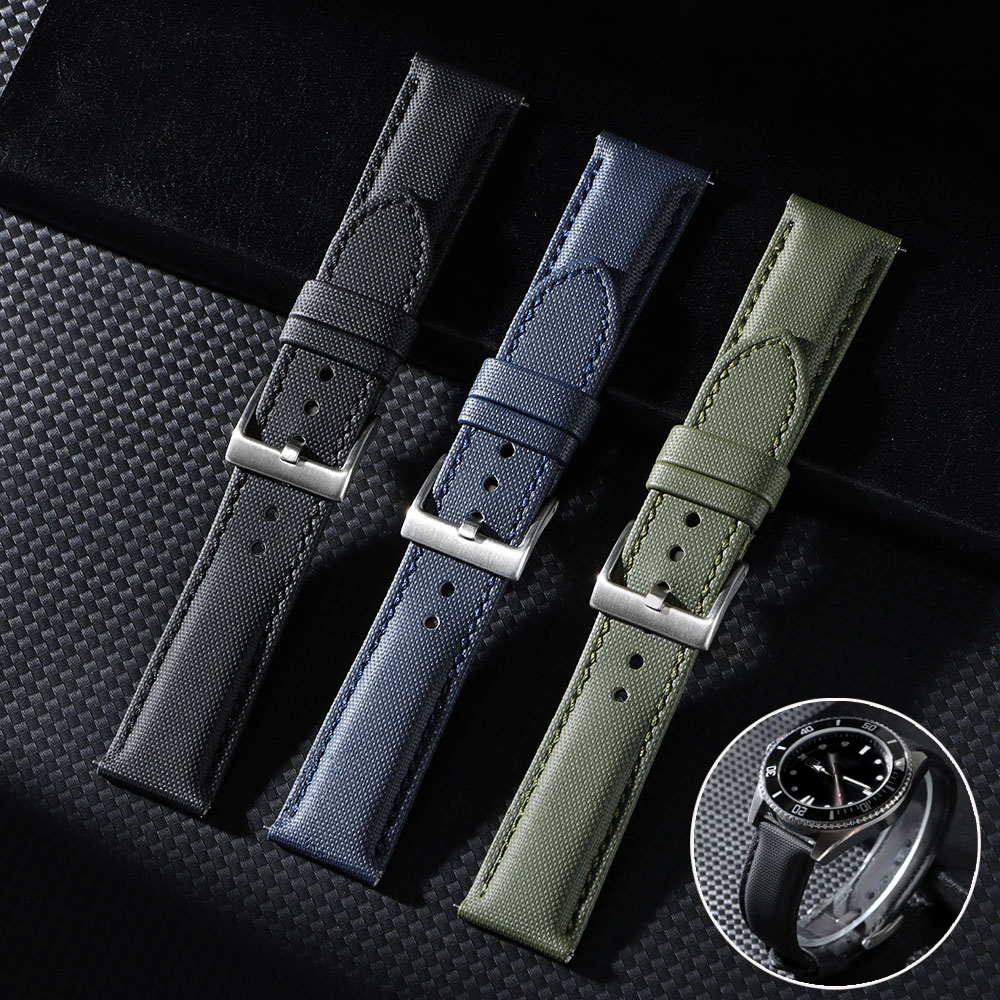 Premium Sailcloth Watch Band f - đánh giá và giá Canvas Strap Watch