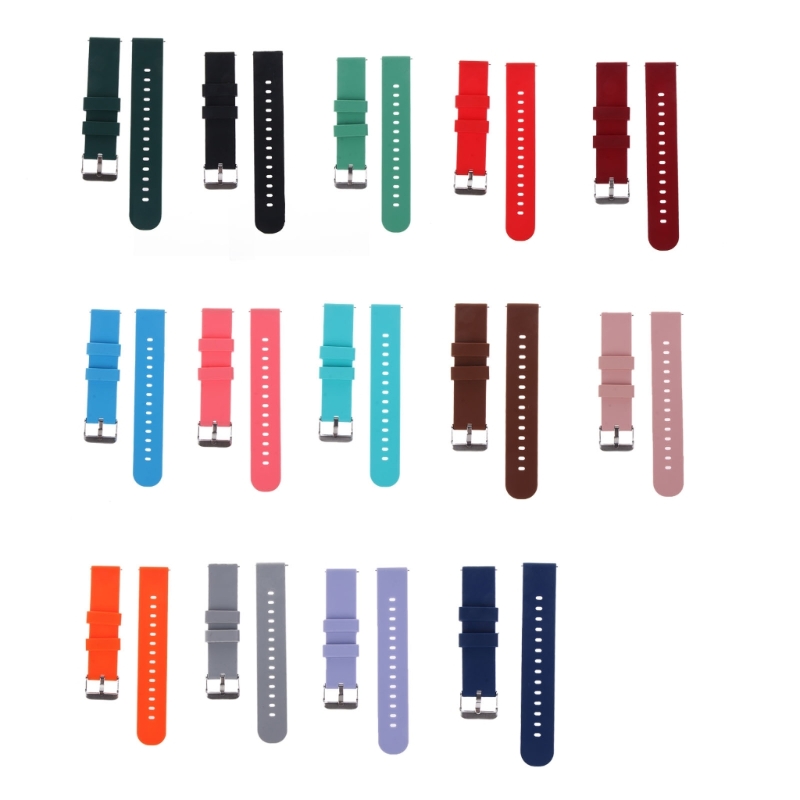 Silicone Strap 20/22mm Soft Qu - đánh giá và giá Silicone Watch Band 22Mm