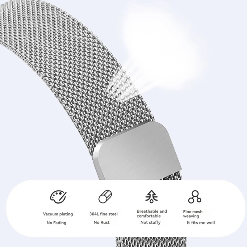 Milanese Magnet Steel strap 12 - đánh giá và giá Milanese Loop Magnetic