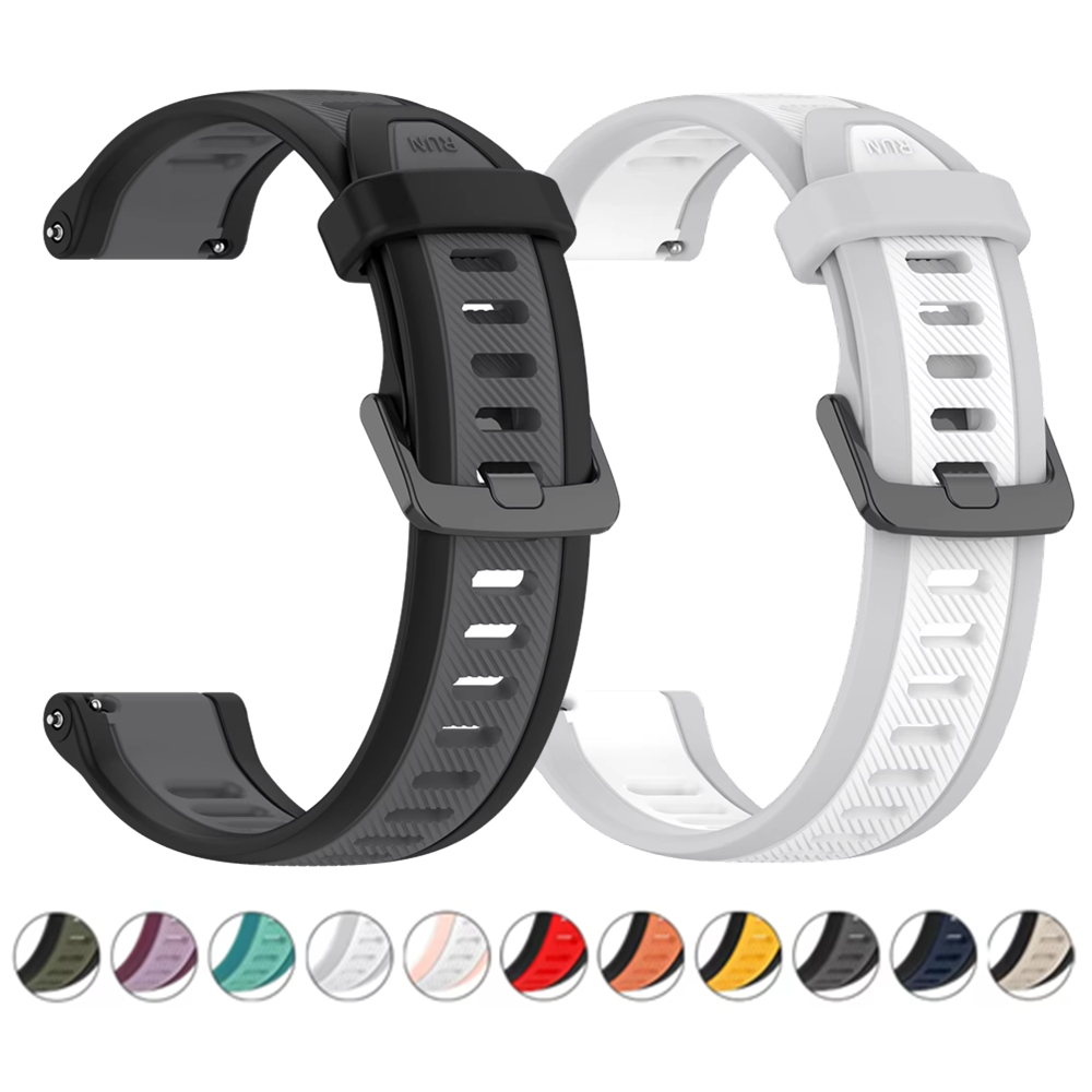 22mm 20mm 18mm Texture Silicon - đánh giá và giá Silicone Watch Band 22Mm