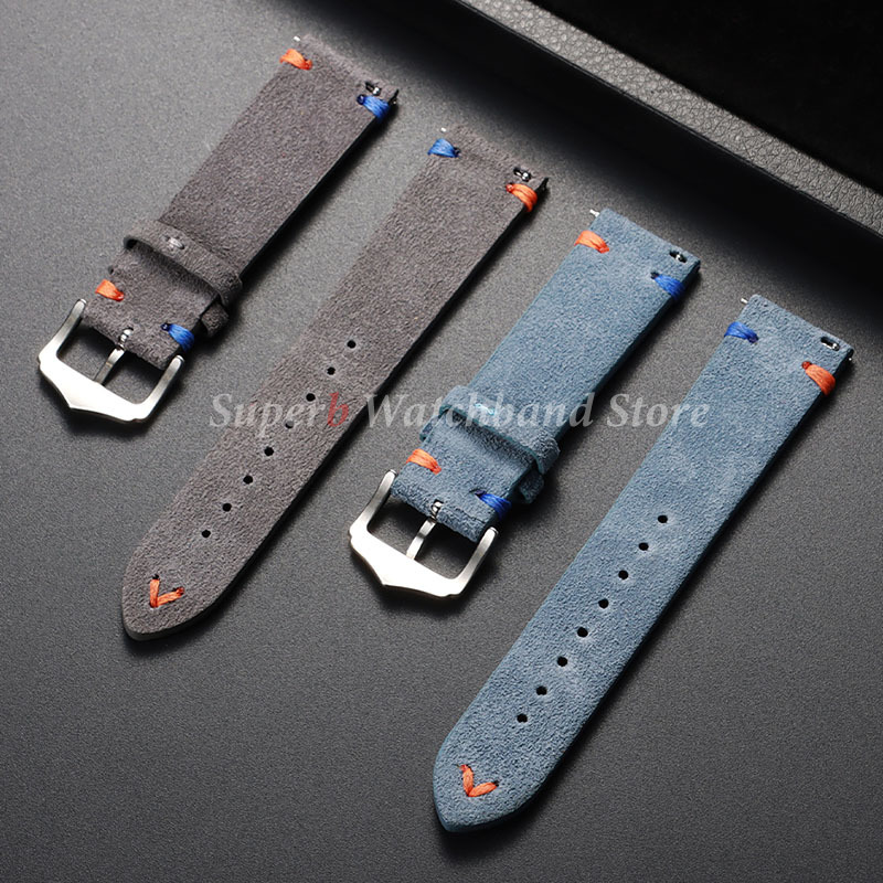 Suede Leather Watch Strap 18mm - đánh giá và giá Suede Strap Watch