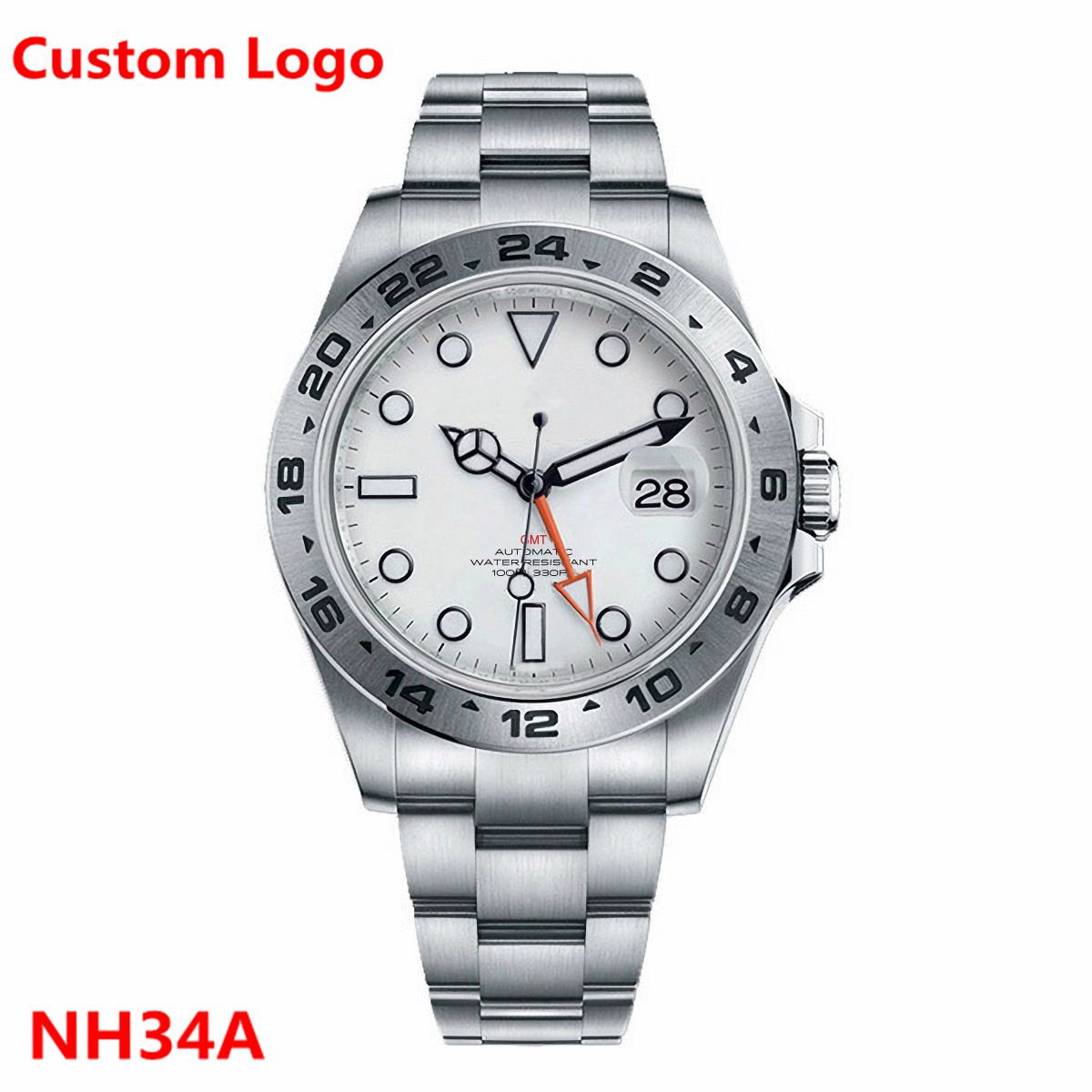 Custom Luxury 39mm NH34 Automa - đánh giá và giá Stainless Bracelet Diver