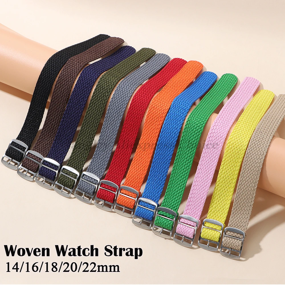 14mm 16mm 18mm 20mm 22mm Fabri - đánh giá và giá Perlon Strap Woven