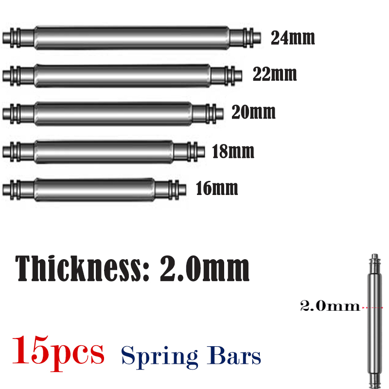 15 Chiếc Dây Đồng Hồ Pin 2.0Mm - đánh giá và giá Spring Bar Tool Set