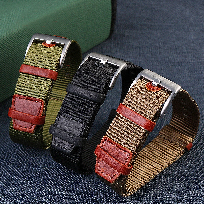 High quality  Nylon 20mm 22mm  - đánh giá và giá Nato Strap Nylon