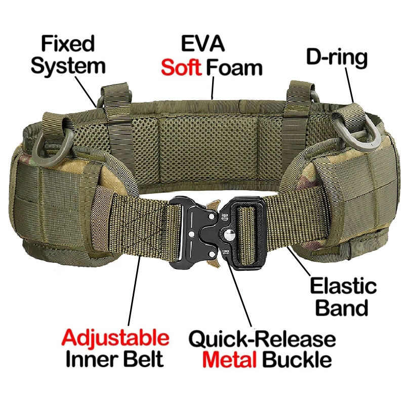 Tactical Belt Quick Release Ou - đánh giá và giá Leather Strap Quick Release