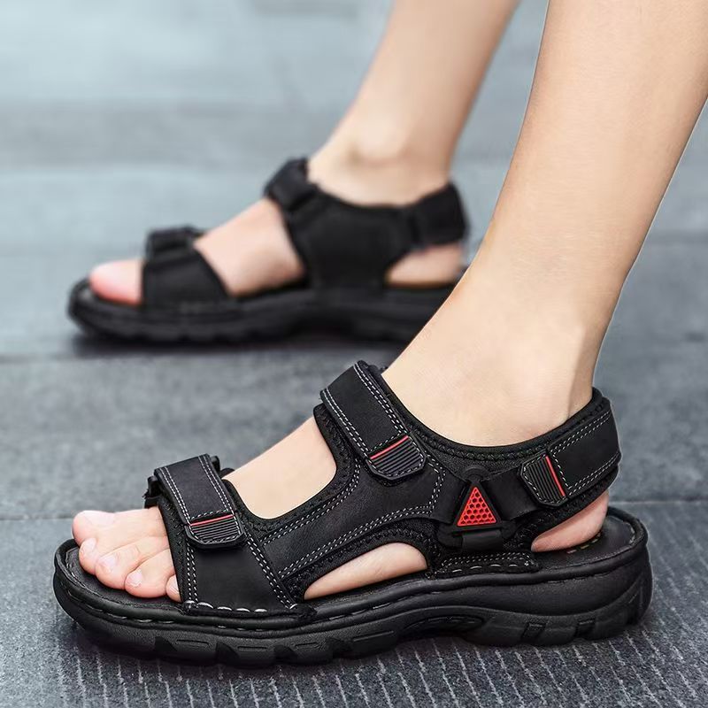 Men 2026 Summer New Real Leath - đánh giá và giá Sport Loop Velcro