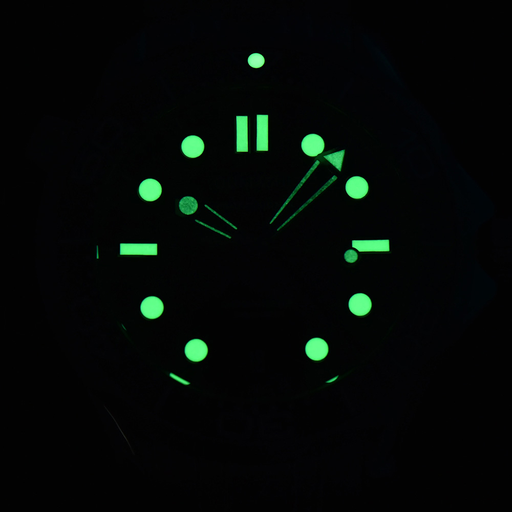 42mm luminous display men's wa - đánh giá và giá Stainless Bracelet Diver