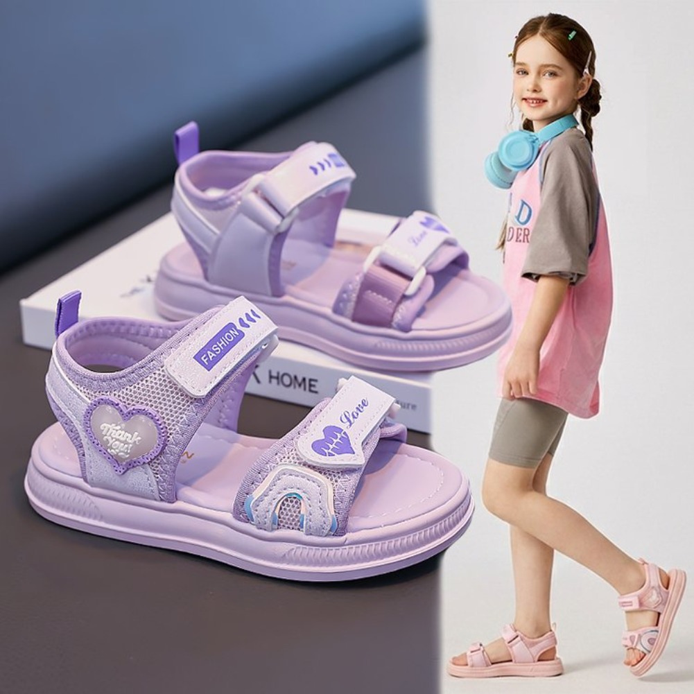 Girls' Heart-Shaped Princess S - đánh giá và giá Sport Loop Velcro