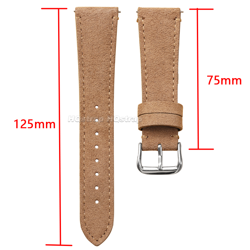 Suede Leather Strap 20mm 22mm  - đánh giá và giá Suede Strap Watch