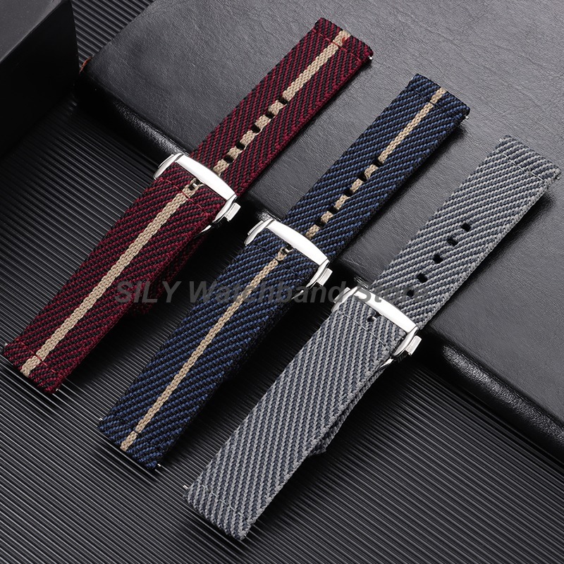 Woven Canvas Fabric Watch Band - đánh giá và giá Canvas Strap Watch