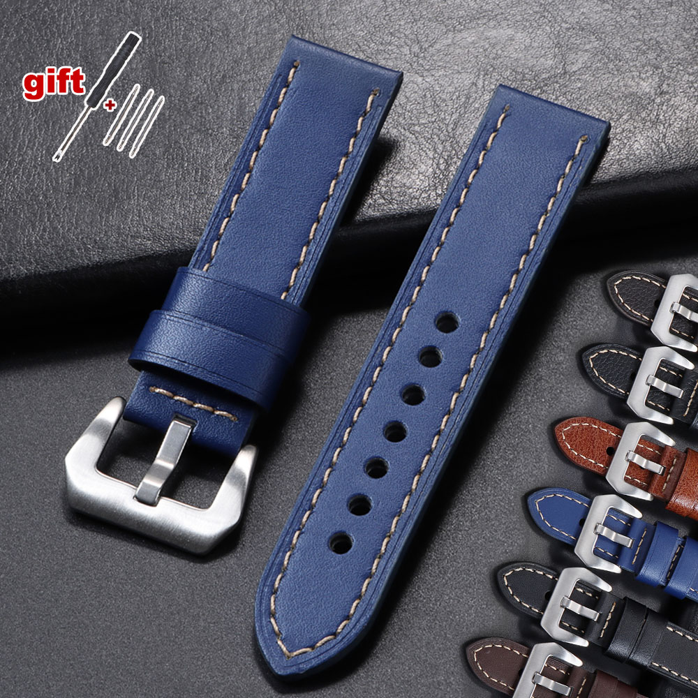 18mm 20mm 22mm 24mm Genuine Le - đánh giá và giá Suede Strap Watch