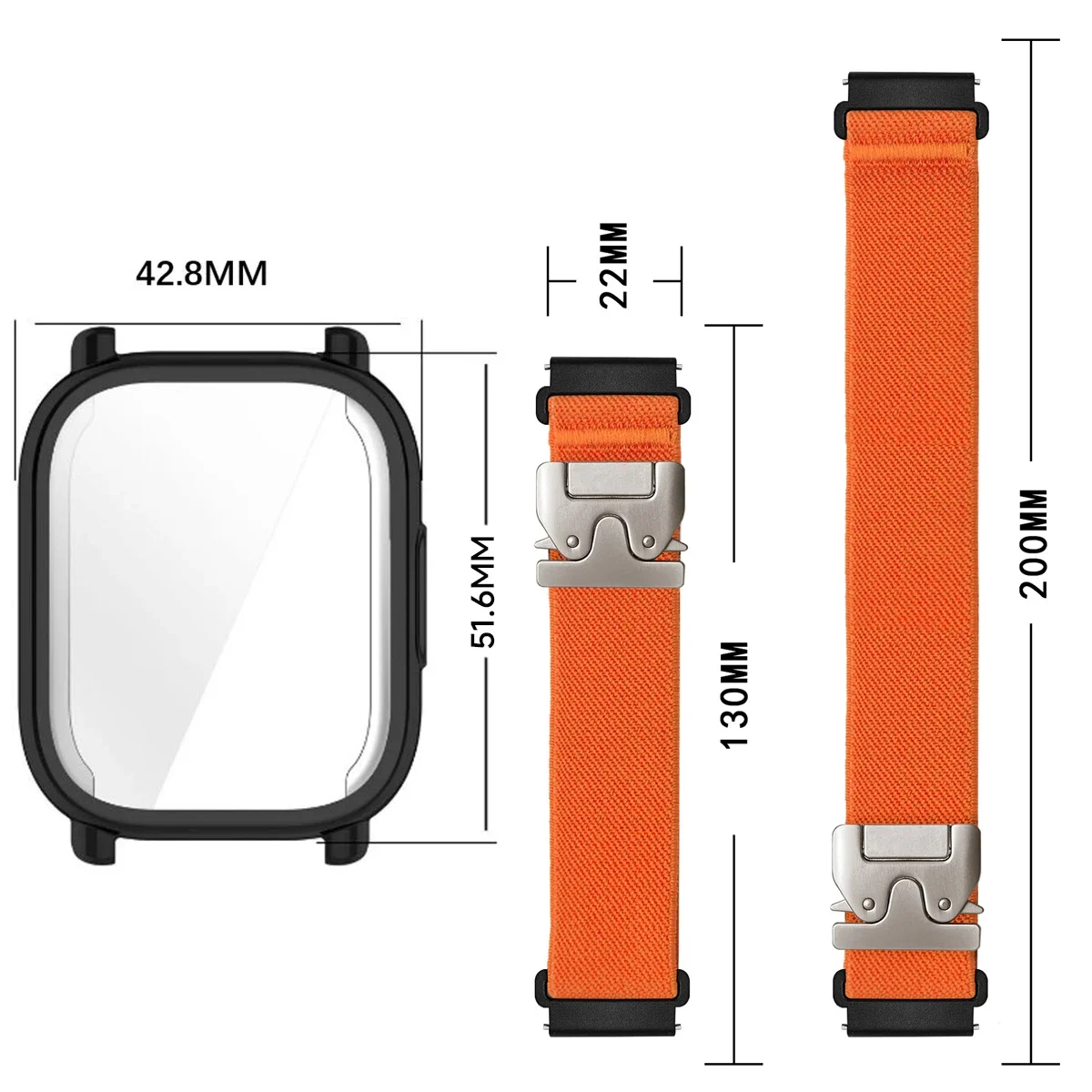 Nylon Straps+ TPU case for Red - đánh giá và giá Parachute Strap Elastic