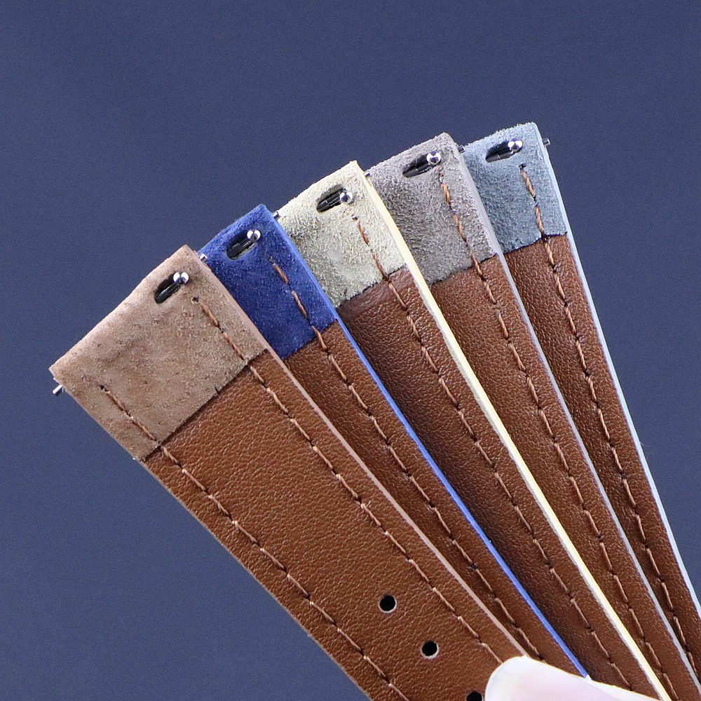 Bao Da Cao Cấp Da Lộn Dây Đồng - đánh giá và giá Suede Strap Watch