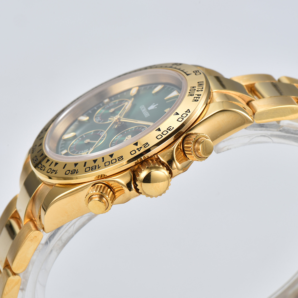 Customized 39mm VK63 Watch Men - đánh giá và giá Stainless Bracelet Diver