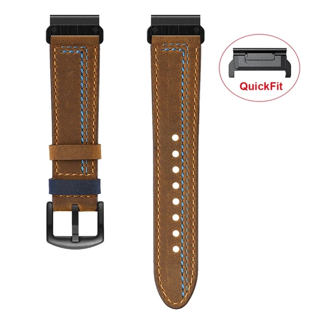 22mm 26mm Genuine Leather Stra - đánh giá và giá Leather Strap Quick Release