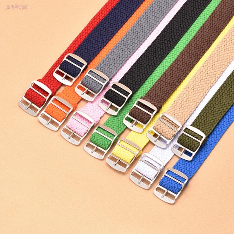 Canvas Sport Watchband Colorfu - đánh giá và giá Perlon Strap Woven