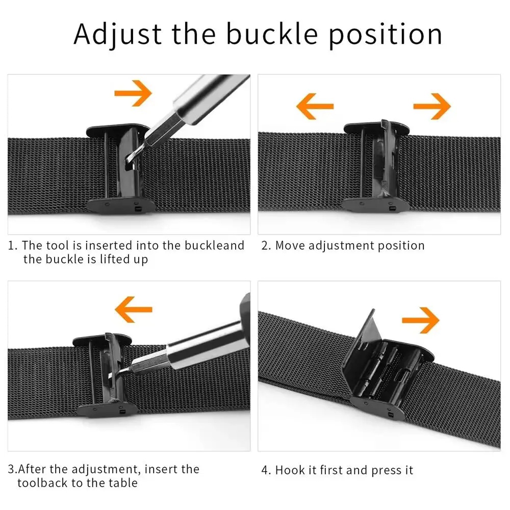 Metal Bands for OPPO Watch 41m - đánh giá và giá Mesh Strap Metal