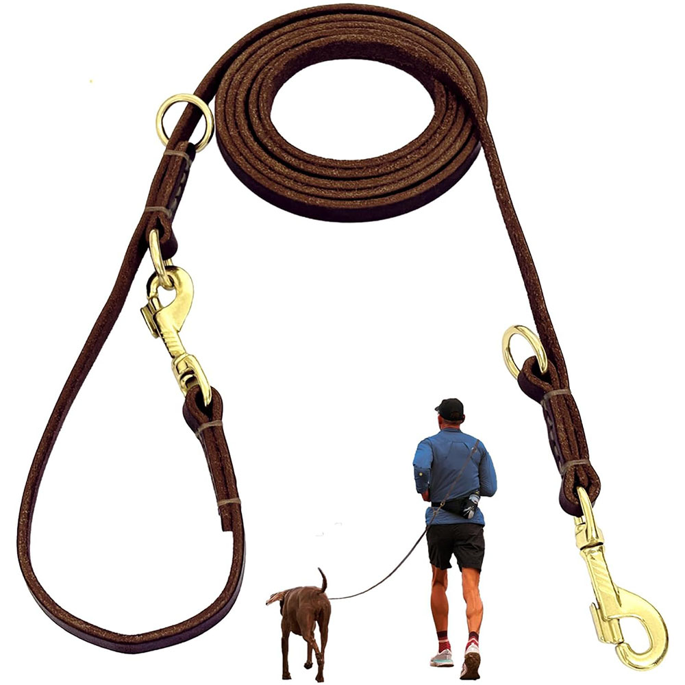 Multi Function Leather Dog Lea - đánh giá và giá Leather Strap Quick Release