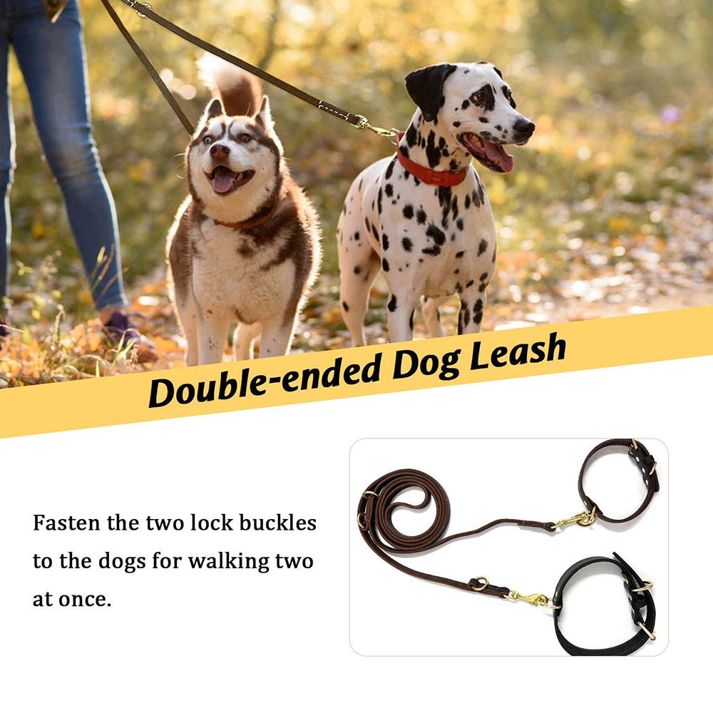 Multi Function Leather Dog Lea - đánh giá và giá Leather Strap Quick Release