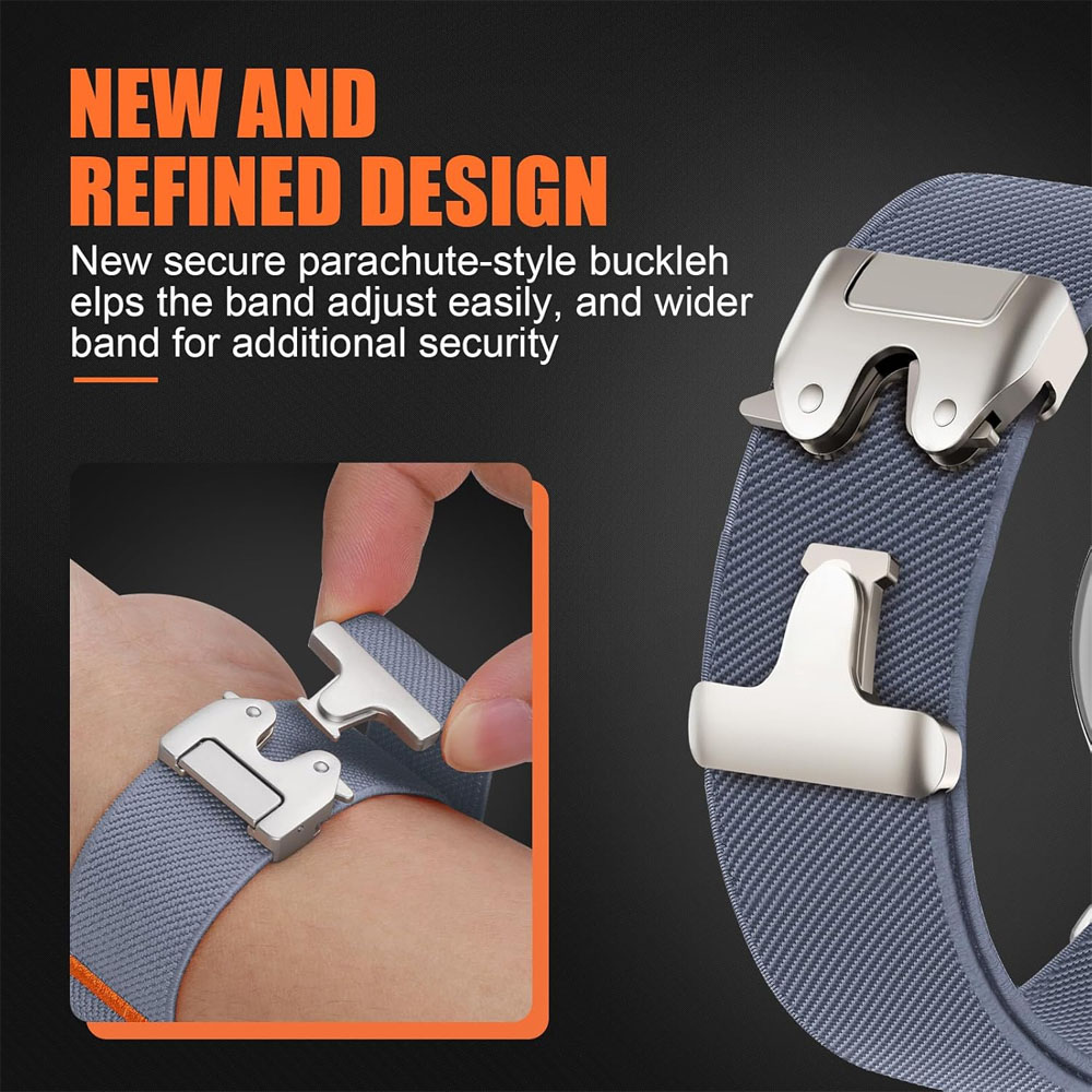 Band For Google Pixel Watch 4/ - đánh giá và giá Parachute Strap Elastic