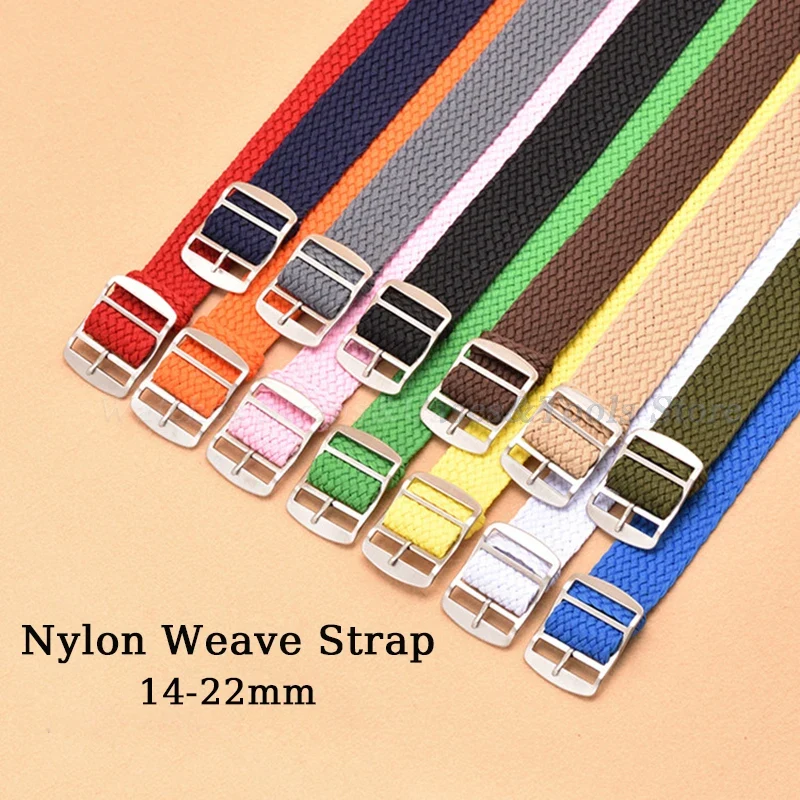 Nylon Dệt Dây Đeo Đồng Hồ Cho  - đánh giá và giá Perlon Strap Woven