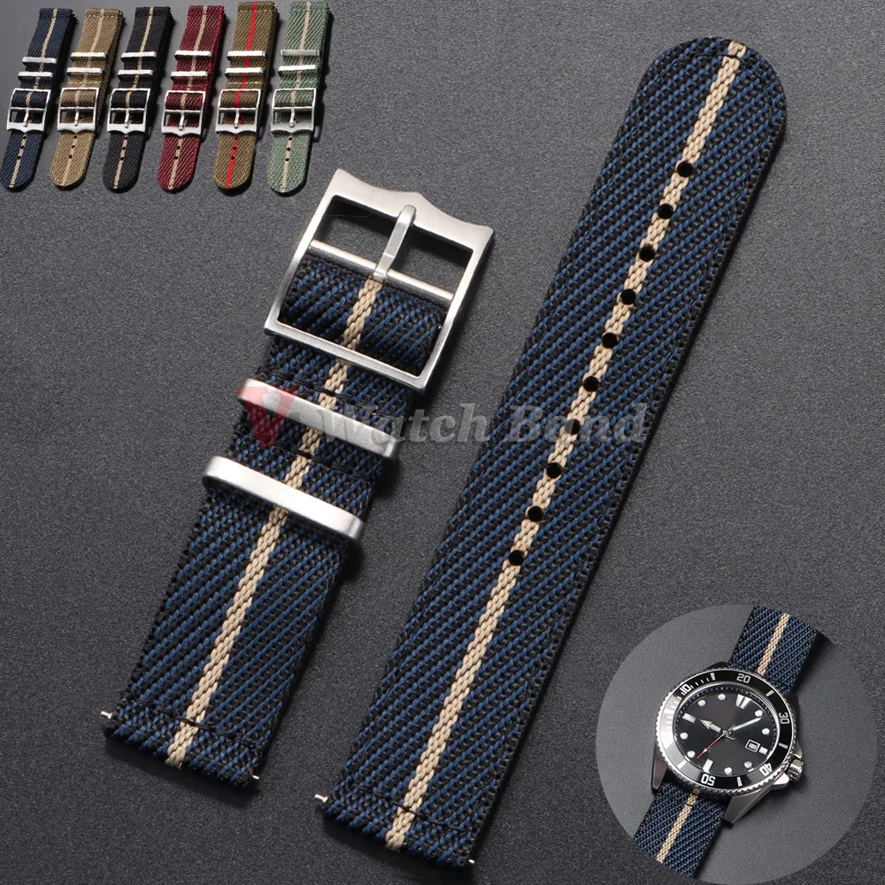 20 22mm Nylon Strap for Tudor  - đánh giá và giá Nato Strap Nylon