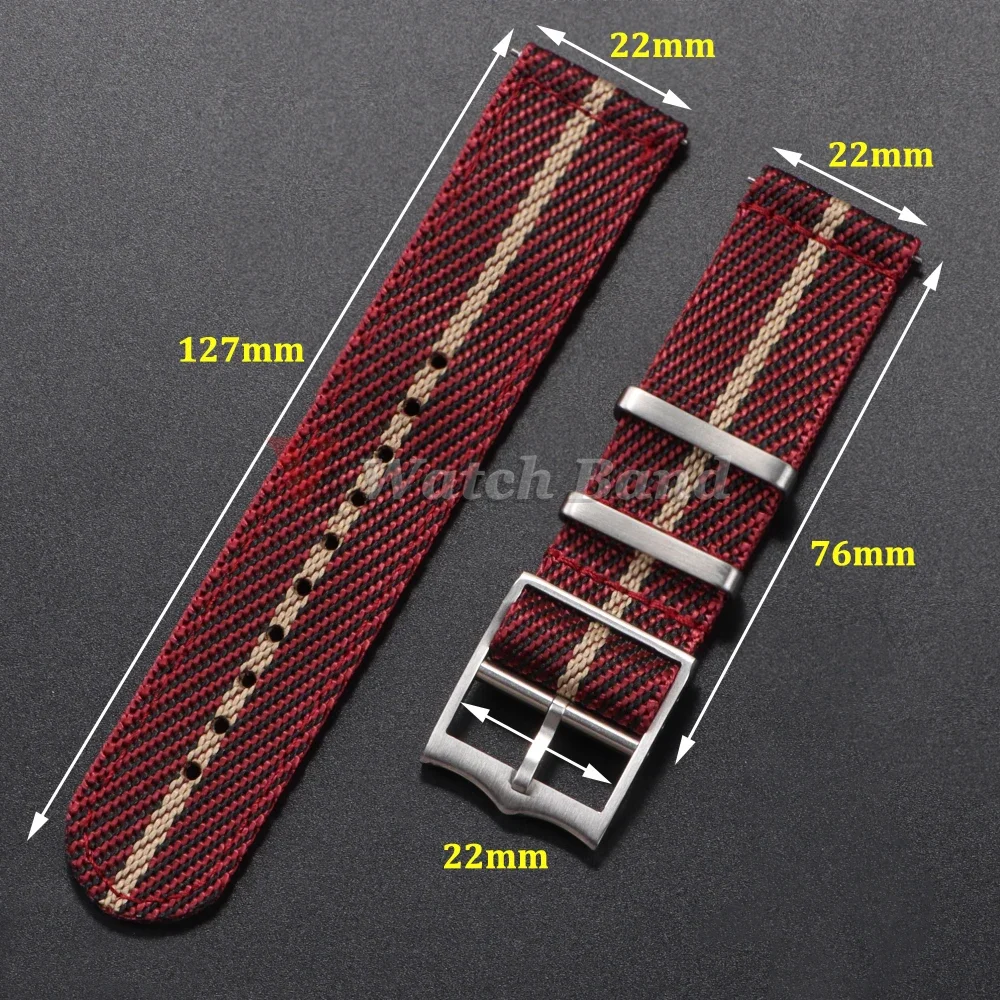 20 22mm Nylon Strap for Tudor  - đánh giá và giá Nato Strap Nylon