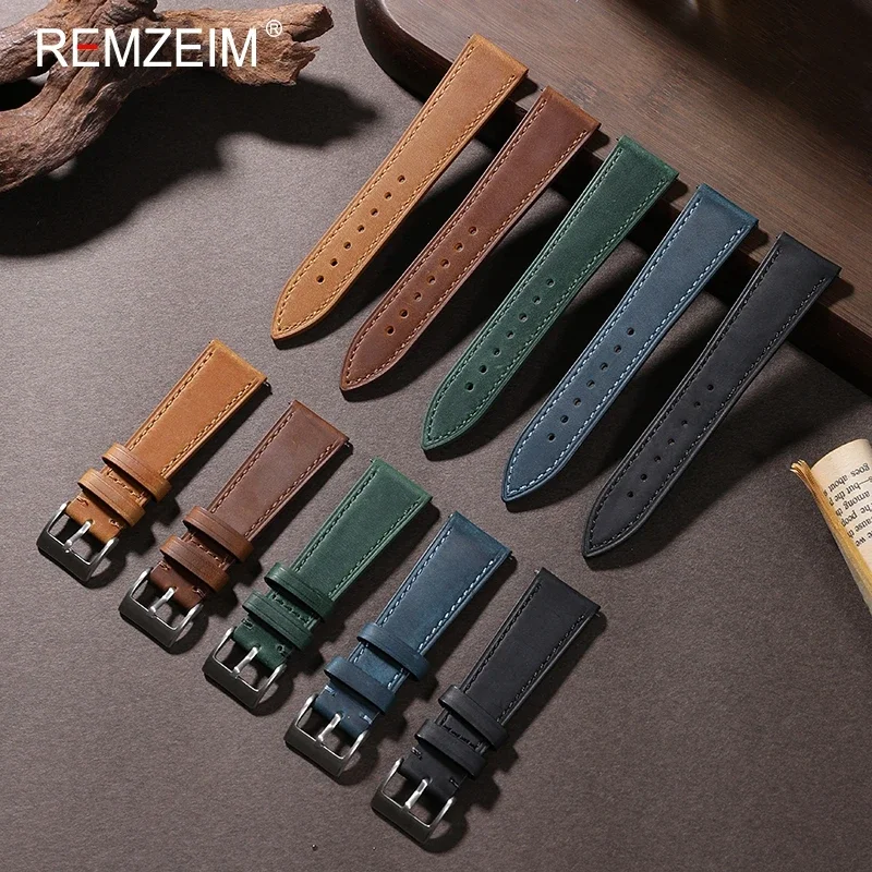 Crazy Horse Quick Release Leat - đánh giá và giá Leather Strap Quick Release