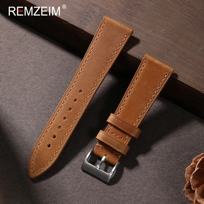 Crazy Horse Quick Release Leat - đánh giá và giá Leather Strap Quick Release