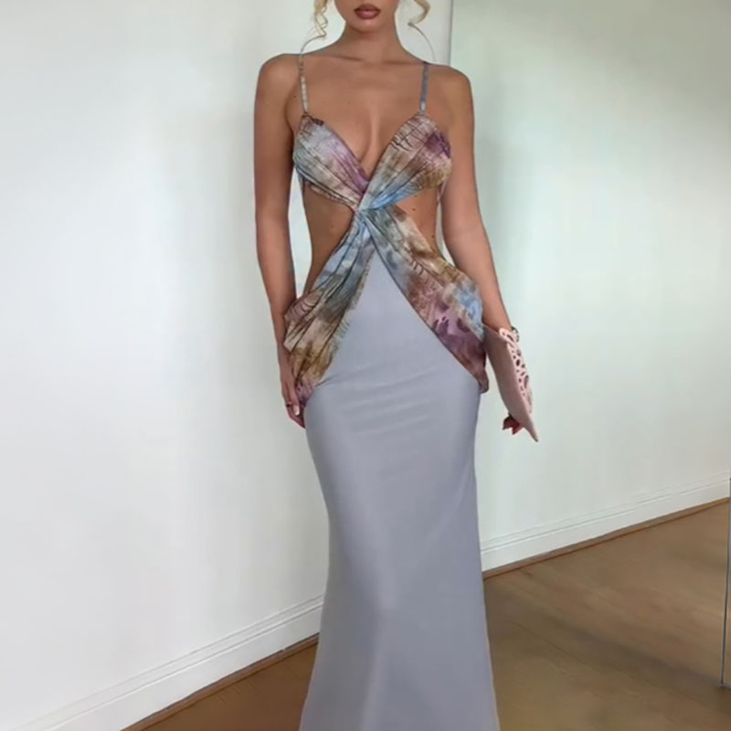 Sexy V-neck Sleeveless Spaghet - đánh giá và giá Mesh Strap Metal
