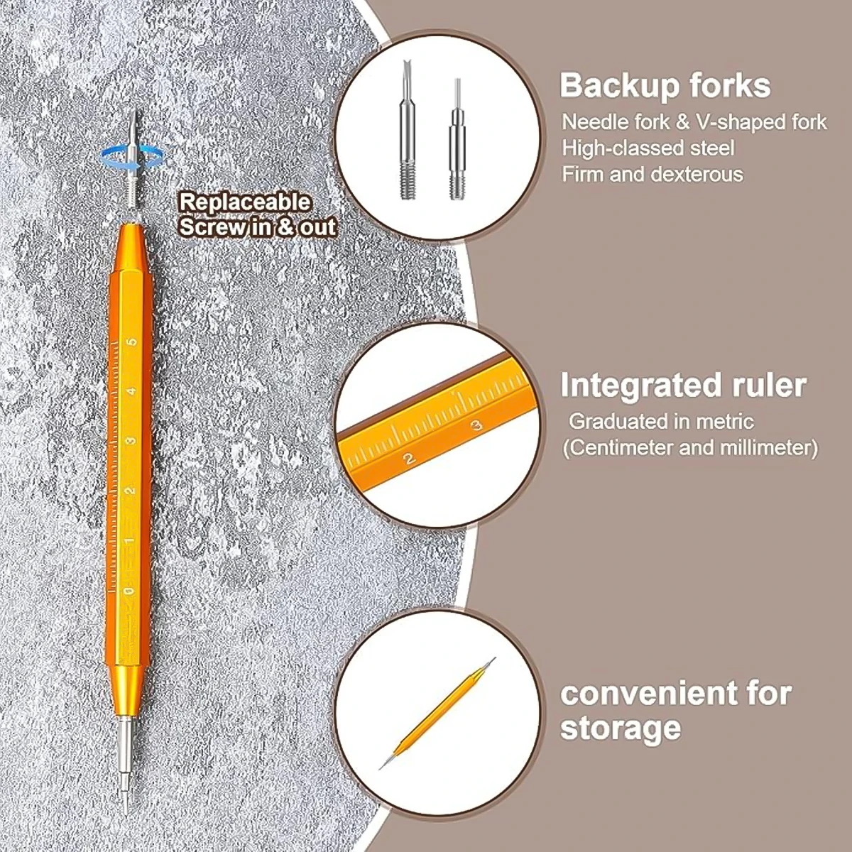 Double Ended Watch Spring Bar  - đánh giá và giá Spring Bar Tool Set