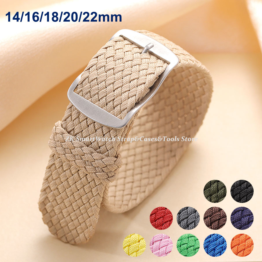 14mm 16mm 18mm 20mm 22mm Perlo - đánh giá và giá Perlon Strap Woven