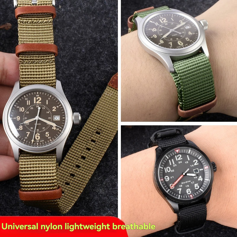 NATO vintage nylon parquet lea - đánh giá và giá Tropic Strap Vintage