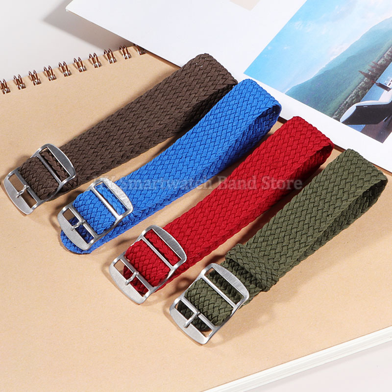 14mm 16mm 18mm 20mm 22mm Woven - đánh giá và giá Perlon Strap Woven