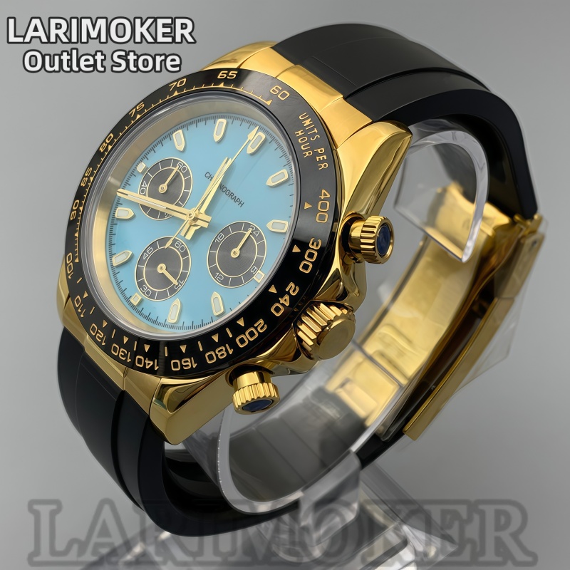 LARIMOKER 39mm Men's Sports Wa - đánh giá và giá Rubber Strap Diver