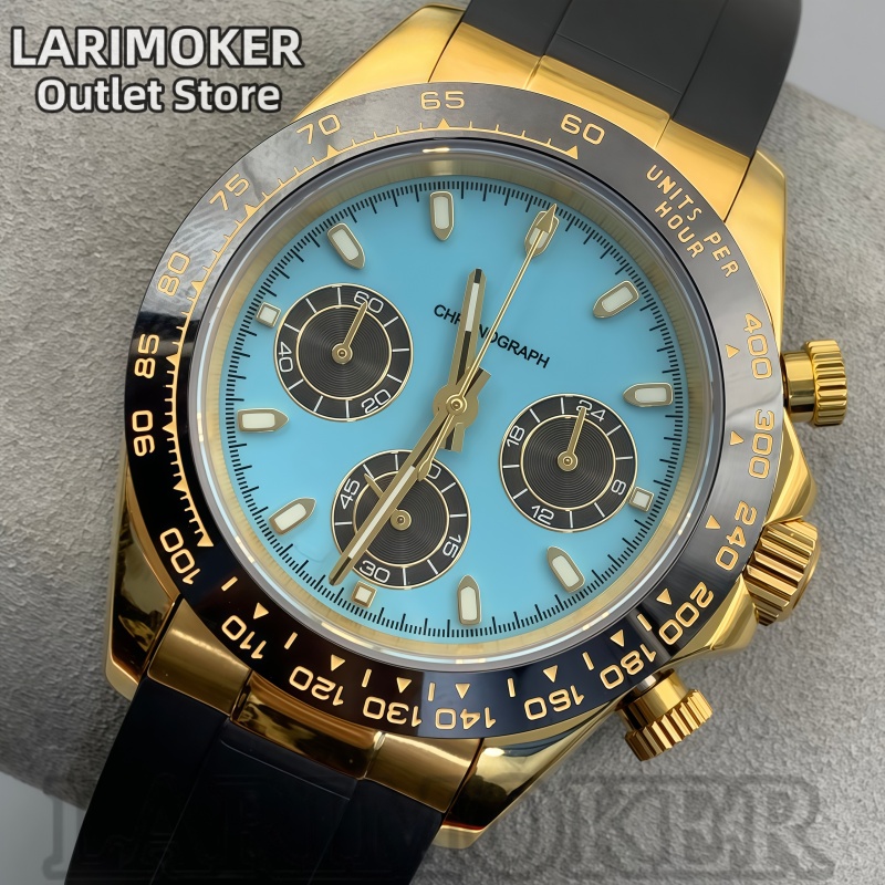 LARIMOKER 39mm Men's Sports Wa - đánh giá và giá Rubber Strap Diver
