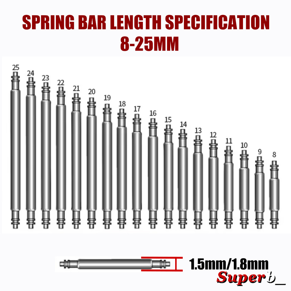 360pcs Dia 1.3mm/1.5mm/1.8mm S - đánh giá và giá Spring Bar Tool Set