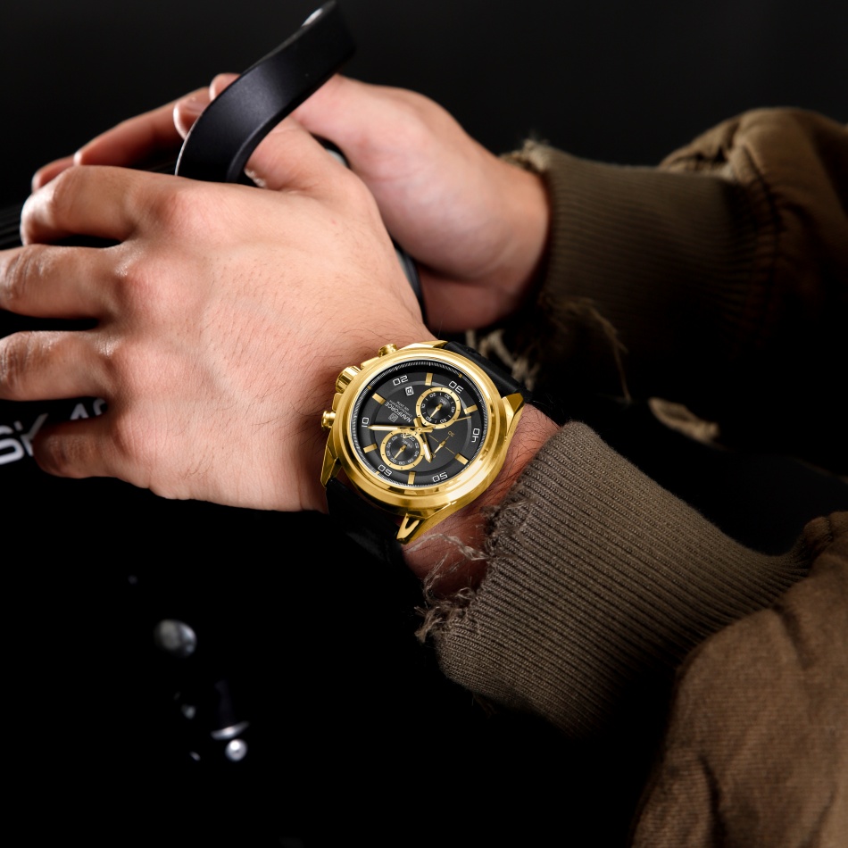 NAVIFORCE  Hands Wristwatches  - đánh giá và giá Leather Watch Band Men