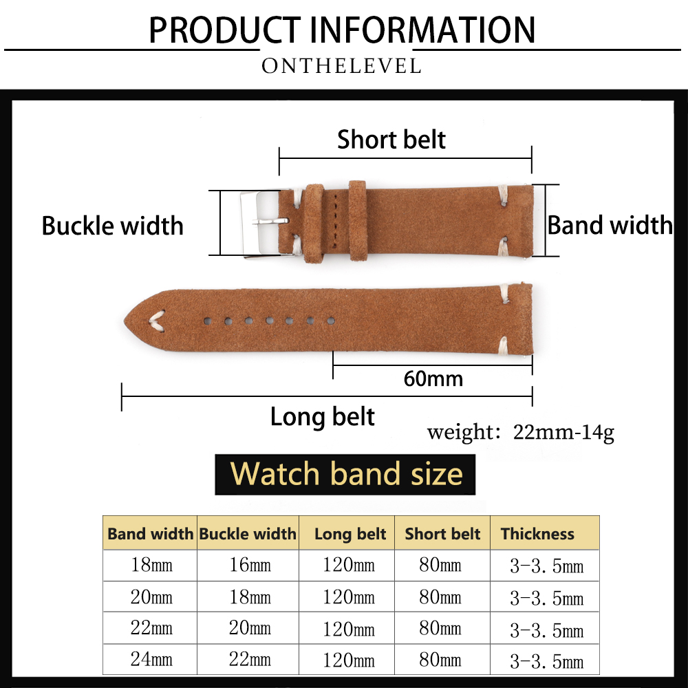 Da Lộn Cao Cấp Da Vintage Dây  - đánh giá và giá Suede Strap Watch