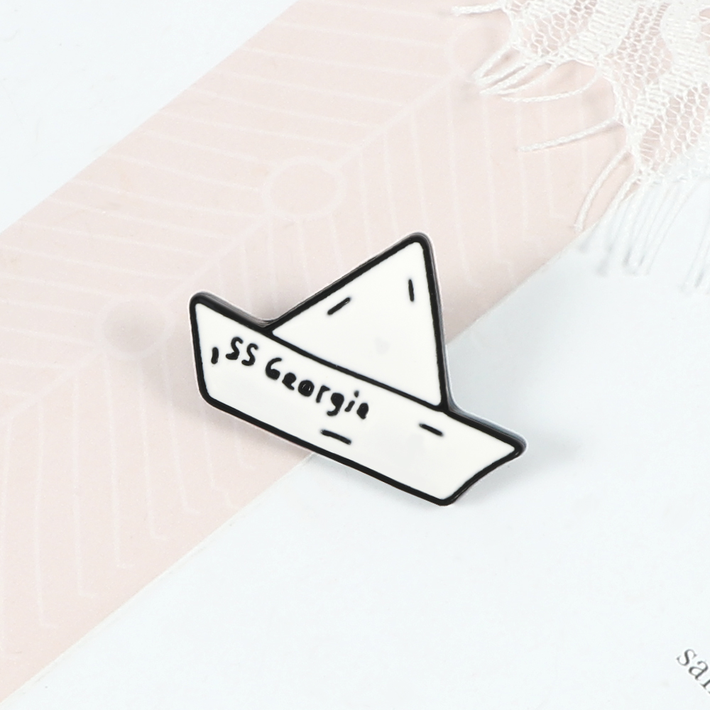 Thuyền Giấy Tráng Men Pin SS G - đánh giá và giá Buckle Pin Ss