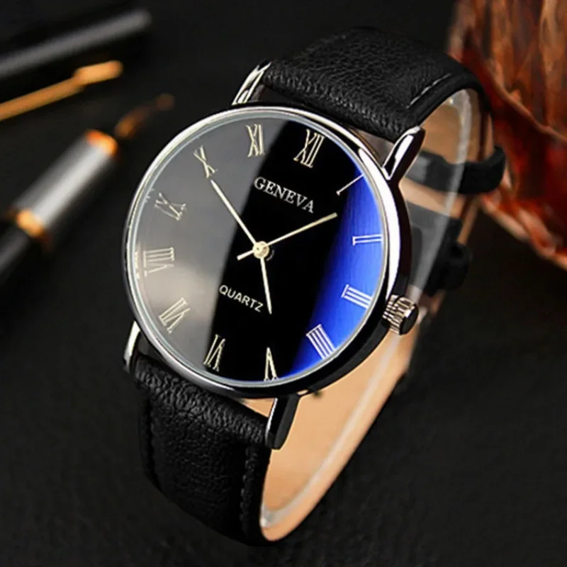 Famous Brand Men Quartz Watch  - đánh giá và giá Leather Watch Band Men